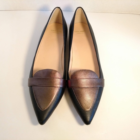 Cole Haan Shoes - Cole Haan Grand OS Leather Flats Pointed Toe 9.5